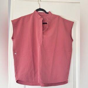 Figs Rafaela mauve top